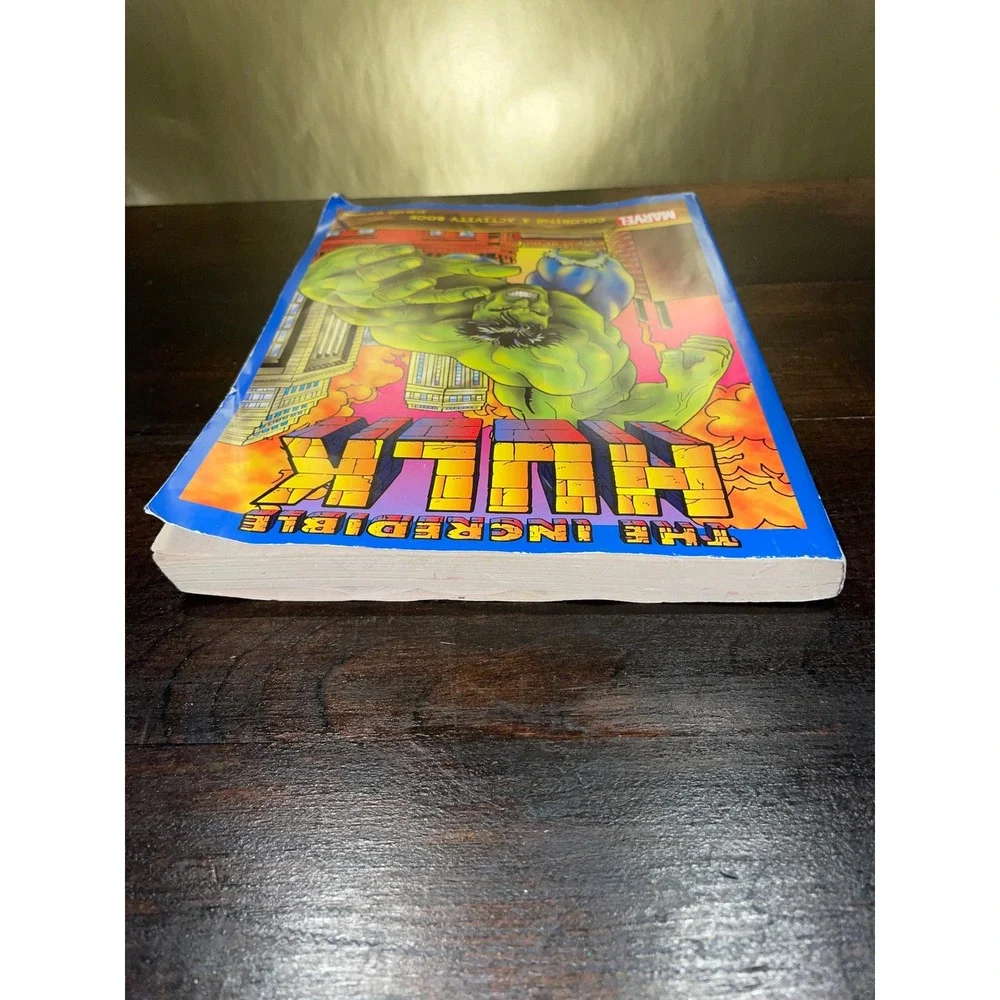 The Incredible Hulk Coloring & Activity Book Marvel 2002 Paradise Press‎